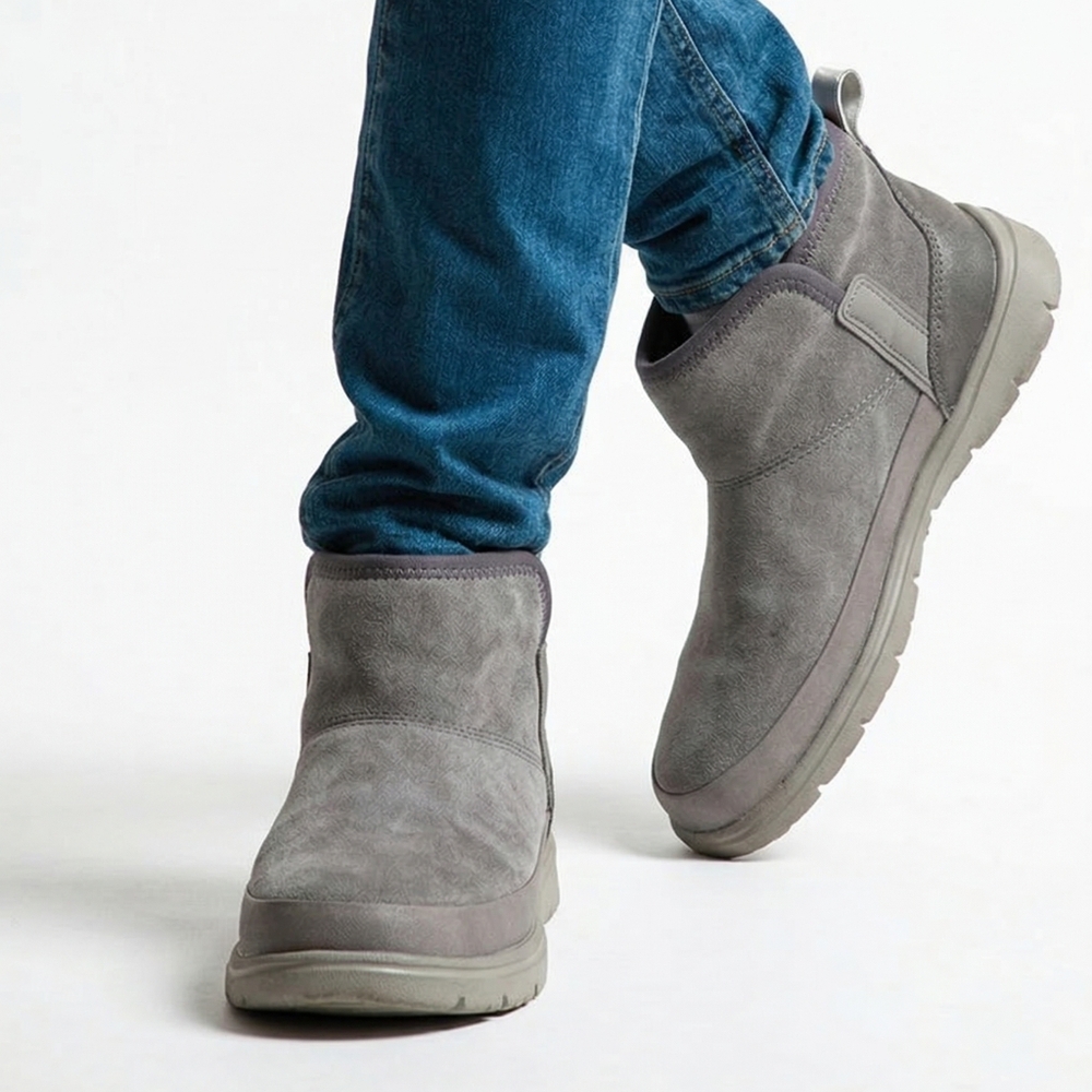 Cole Haan Women's Gray Suede Winter Boots